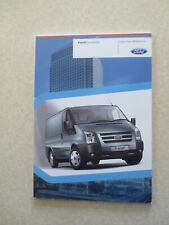 2010 Ford Transit van advertising booklet - UK picture