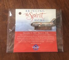 1982 Delta Air Lines “Bringing The Spirit Home” Large Aircraft Pin With Card picture