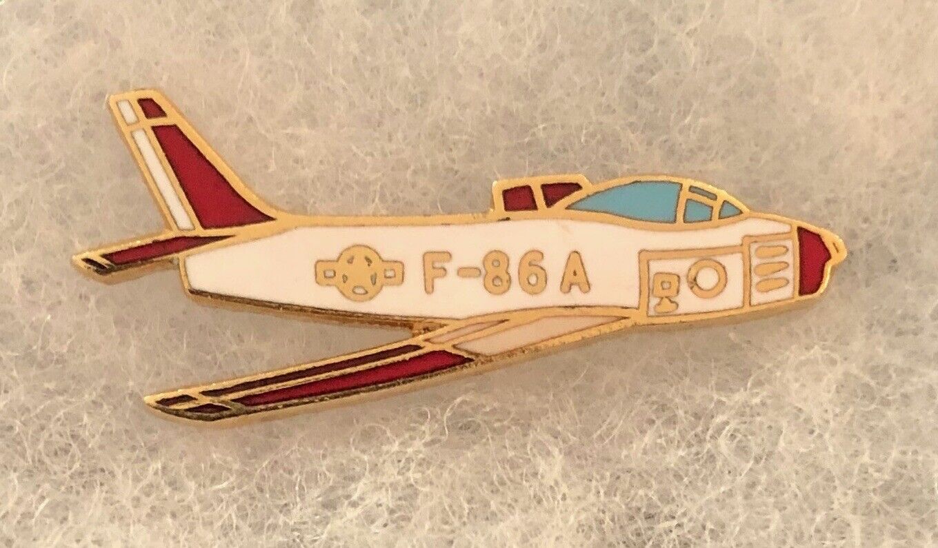 North American Aviation F-86A Sabre Lapel Pin