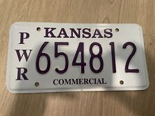 2010 Kansas commercial license plate PWR654812 picture