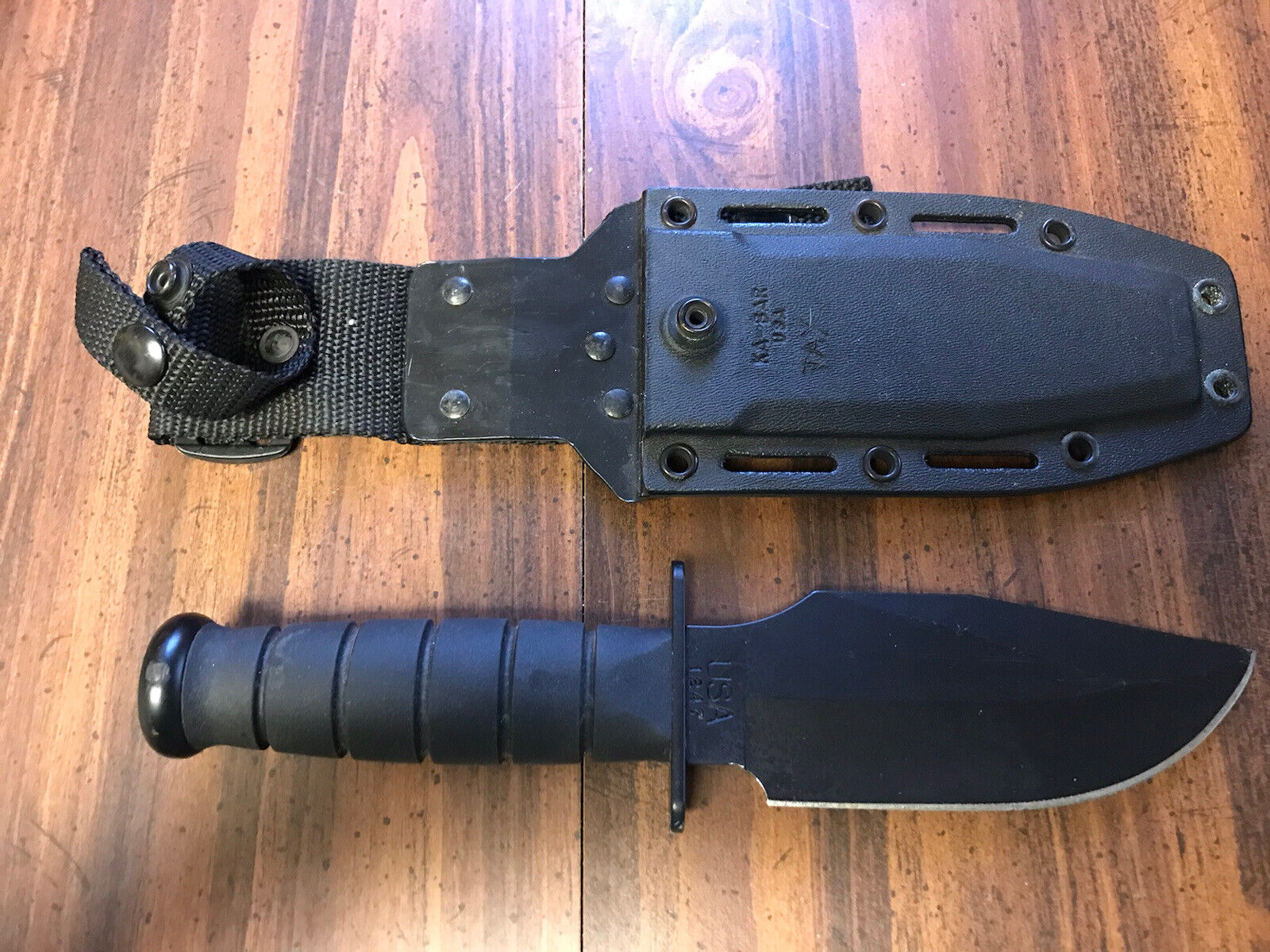 KA-BAR 1247 Heavy Duty Warthog Knife With Sheath