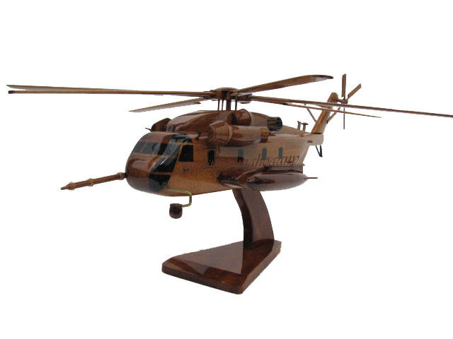 CH-53E Super Stallion USMC Marine Navy Helicopter Aviation Wood Wooden Model New