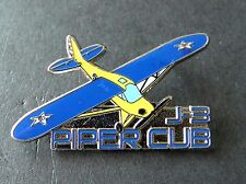 PIPER J-3 CUB LIGHT AIRCRAFT ARMY AVIATION PLANE LAPEL PIN BADGE 1.5 INCHES picture