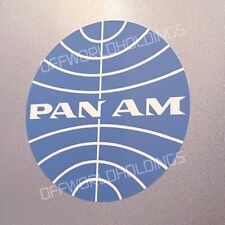 PAN AM LOGO STICKER DECAL 1957-71 VINTAGE VERSION Pan American World Airways picture