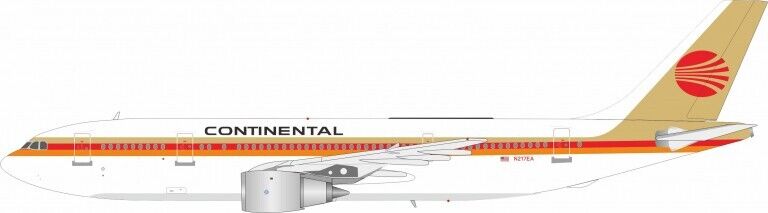 Continental - A300B4-103 - N217EA - 1/200 - Inflight 200 - IF30B4CO0334