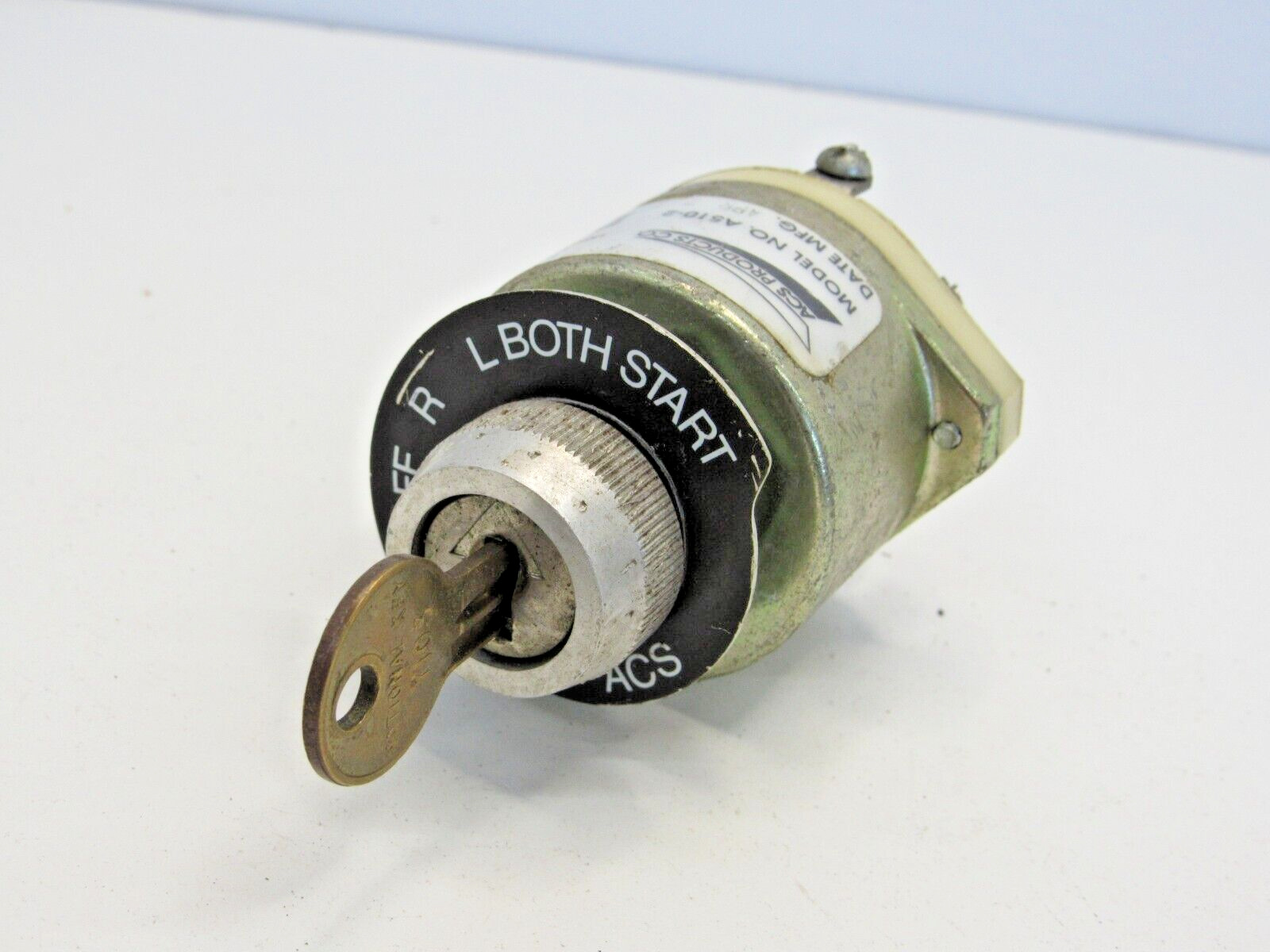 ACS Products Co. Magneto /  Ignition Switch Model No. A510-2 FAA-PMA #GK-1