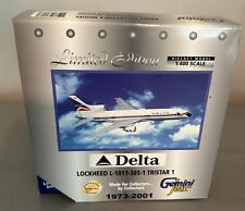 GEMINI JETS DELTA LOCKHEED L-1011-385-1 TRISTAR 1 #GJDAL037A LTD. ED SCALE 1:400 picture