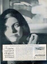 1960 Alitalia Airlines PRINT AD Highest Art Gallery in the world picture