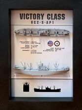 Victory Ship Class Shadow Display Box, VC2-S-AP1, WW2, 6