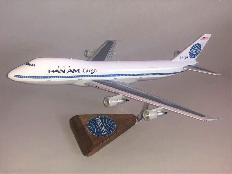 Pan Am American Cargo Boeing 747-200F Desk Top Display Model 1/144 SC Airplane