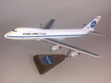 Pan Am American Cargo Boeing 747-200F Desk Top Display Model 1/144 SC Airplane picture