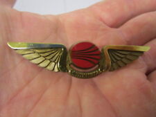  Vintage Continental Airlines Junior Pilot Wings ~ 2.75 Inches / MINT picture