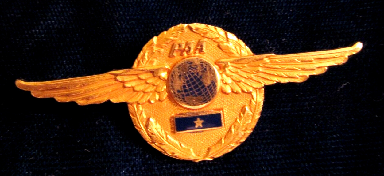 Pan Am air line, Pilot wing or badge,  3rd issue, Pan American Airways, PAA  10k