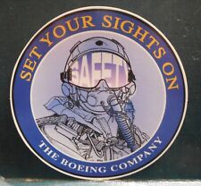 Boeing Set Your Sights On Safety Pilot Sticker picture