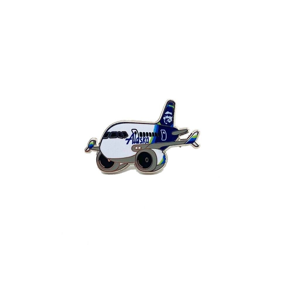 Pin Chubby Plane ALASKA Airlines Boeing 737 MAX metal pin, width: 30mm/ 1.2 inch