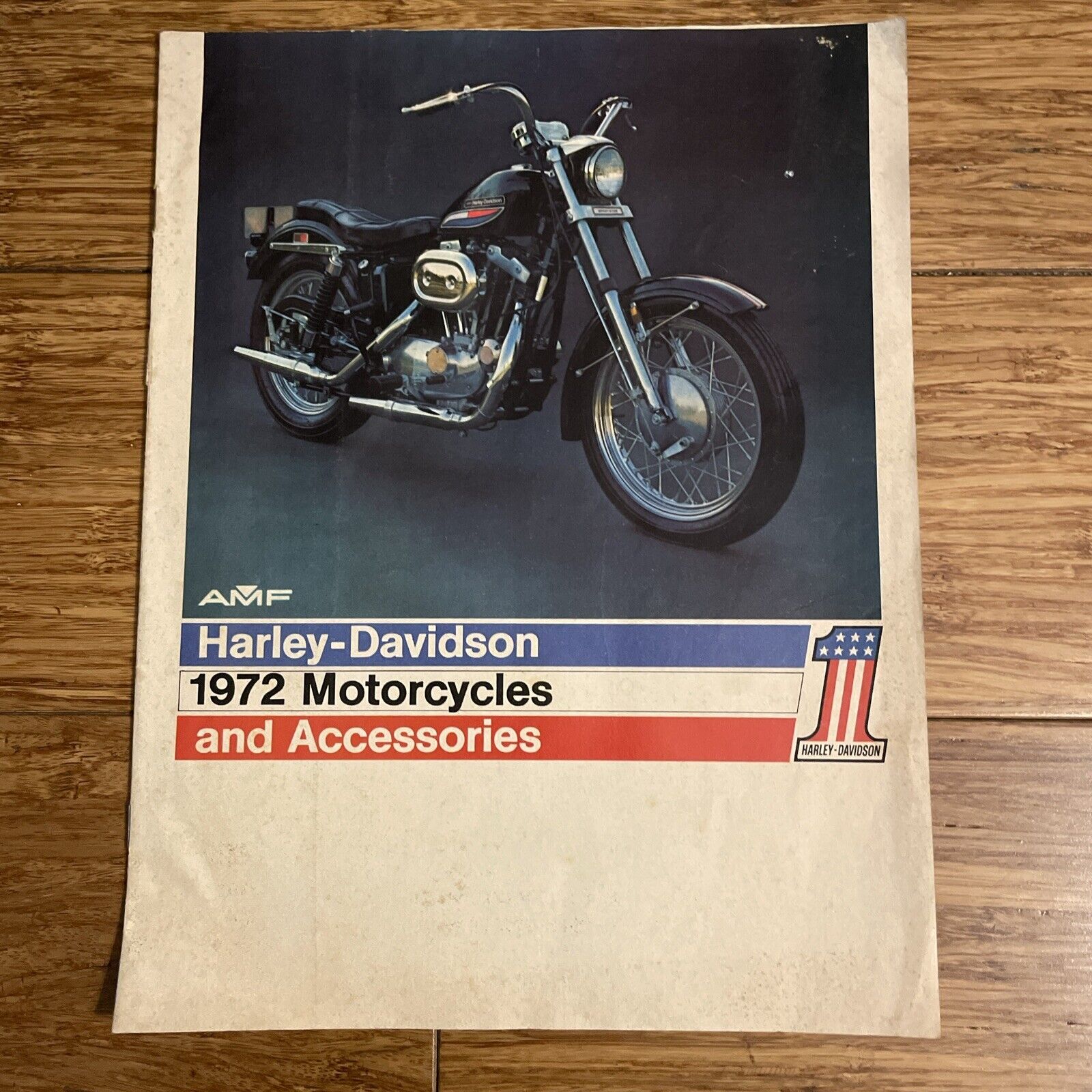 1972 Harley-Davidson Motorcycles and Accessories Factory Sales Brochure