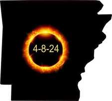 StickerTalk Great North American Eclipse Arkansas '24 Sticker, 3.8 inches x 3... picture