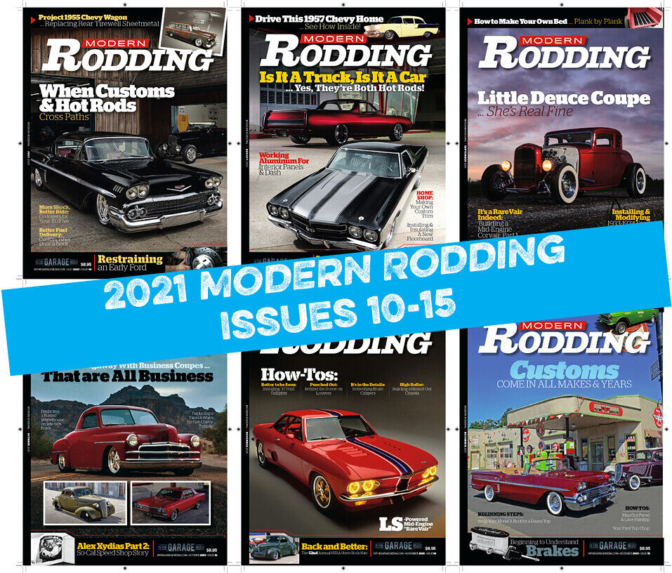 Modern Rodding Magazine July - December 2021 Magazine Pack of 6 issues - New