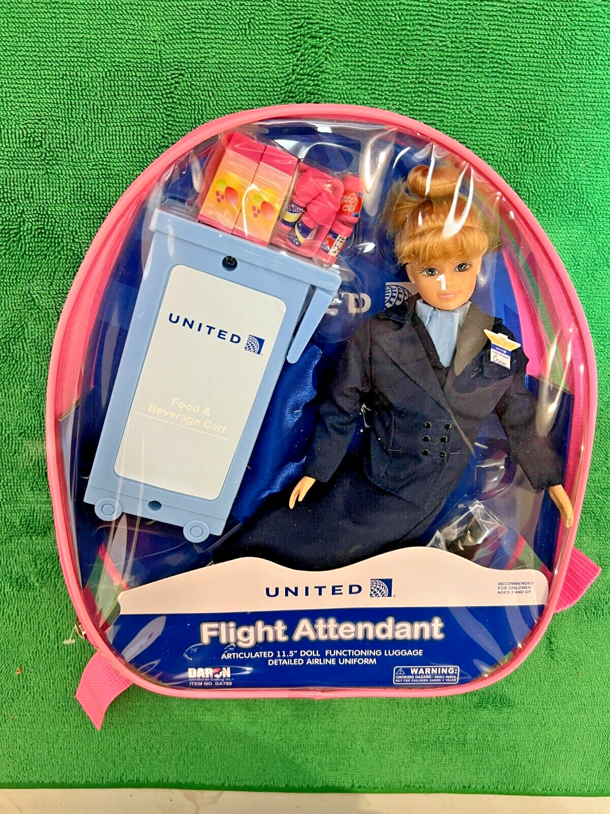 Daron United Airlines Flight Attendant, 11.5\