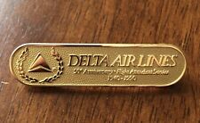 Delta Air Lines 50th Anniversary Flight Attendant Service Commemorative Pin picture