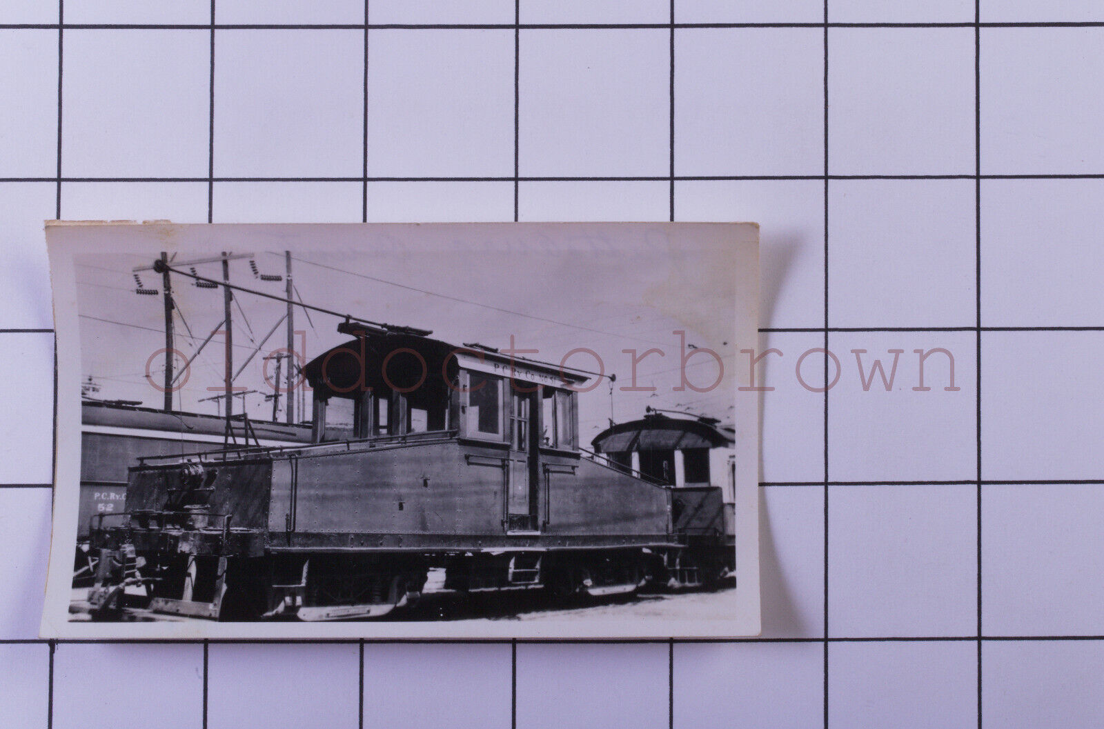 Pittsburgh County Railroad: Freight Motor No 51: Vintage Train Photo