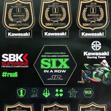Kawasaki WSBK Championship Jonathan Rea Six in a row Sticker Pack picture