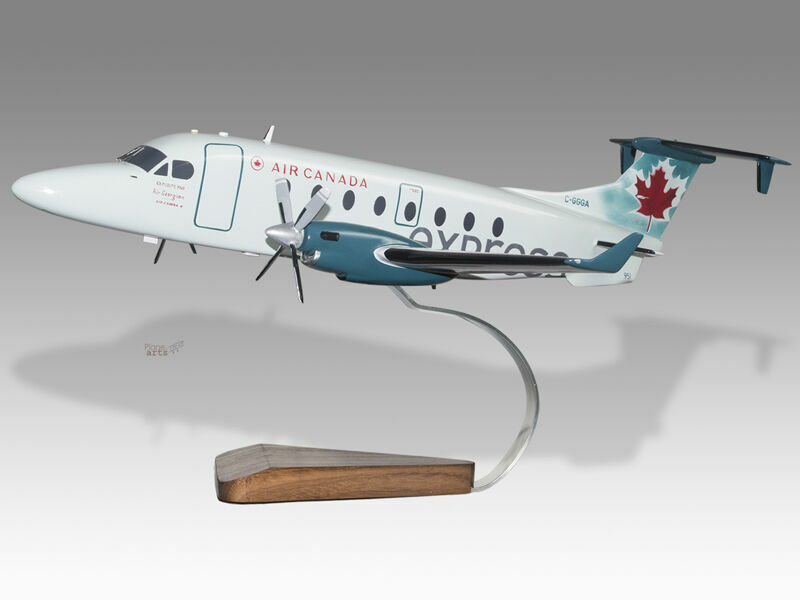 Raytheon 1900D Air Canada Express Air Georgian Solid Handcrafted Display Model