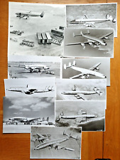 10 x Lockheed C-121 Constellation photographs - press releases & official media picture