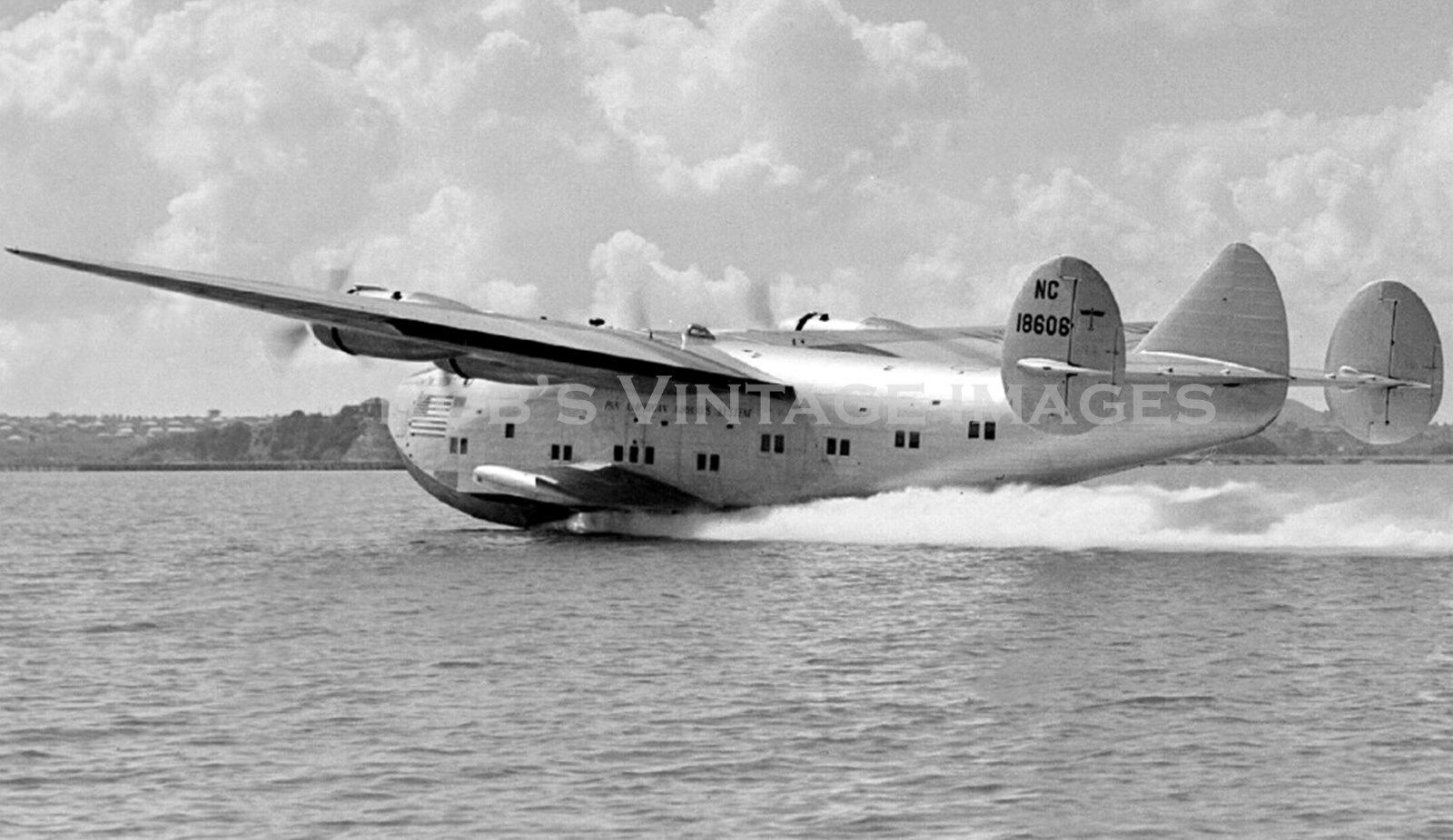  Pan Am Clipper photo B-314 Airplane 18608  Flying Boat  