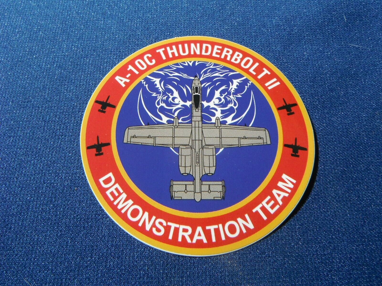 Rare USAF  A-10 Thunderbolt II Demonstration Team Sticker   US Air Force