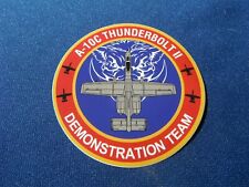 Rare USAF  A-10 Thunderbolt II Demonstration Team Sticker   US Air Force picture