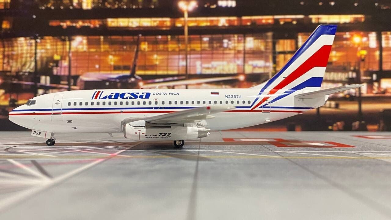 1:200 IF200 LACSA Boeing 737-200 N239TA with stand