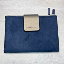 Air France Double Compartment Zippered Pouch Bag Navy Blue picture