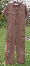 Vintage United Airlines Mechanic Jumpsuit Coveralls 46R Short Sleeve picture