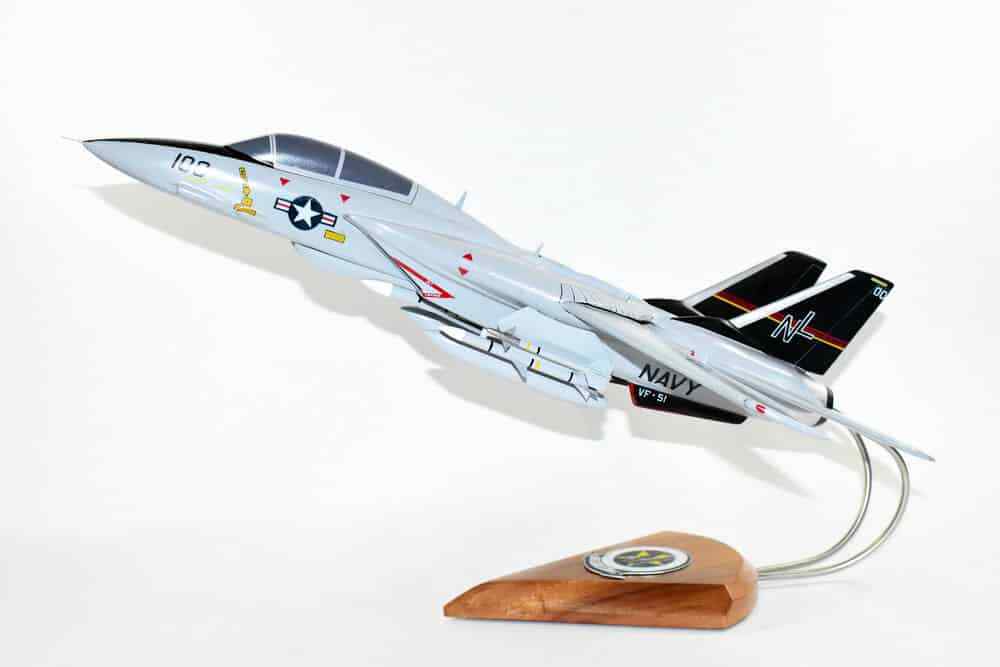 VF-51 Screaming Eagles F-14A (1980) Tomcat Model, 1/42 (18\