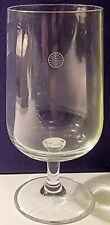 Vtg Pan Am Airlines First Class Drinking Tall Stemmed Wine Glass 5 inch tall picture