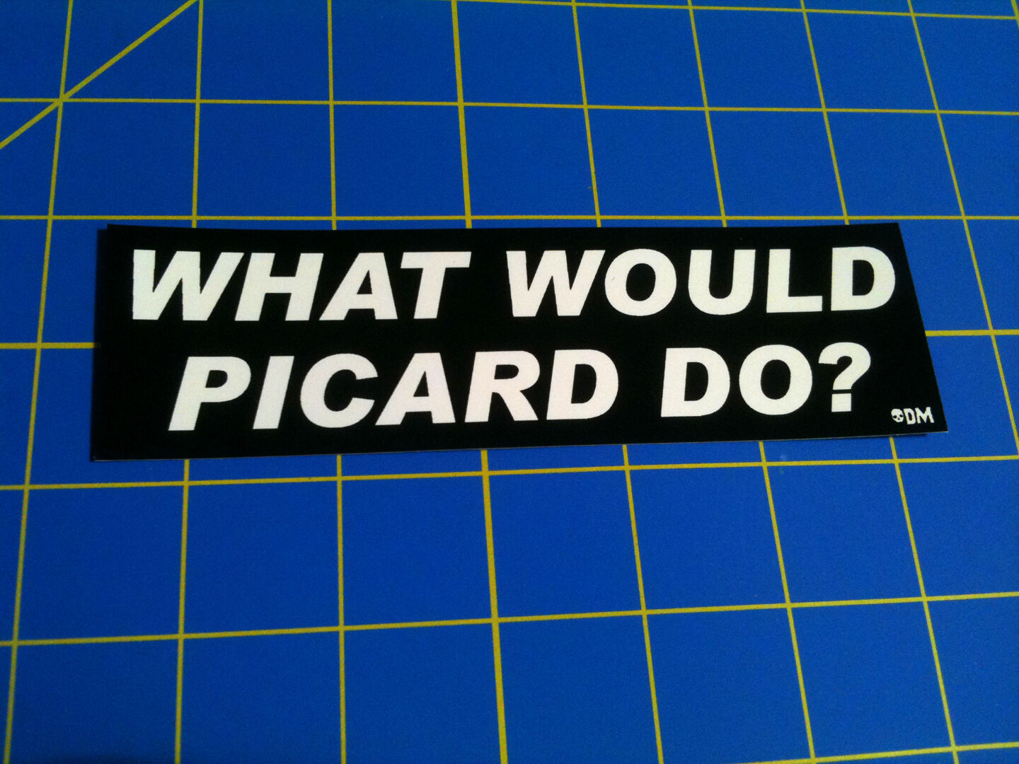 What Would Picard Do - Tribute Parody Vinyl Sticker Decal - Trek Next Generation