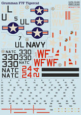 Print Scale 72-420 Wet Decal for Grumman F7F Tigercat 1:72 picture