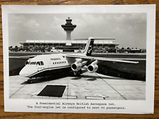 Presidential Airways BAE 146 Airplane PHOTO 5x7 Wash Dulles Airport IAD picture