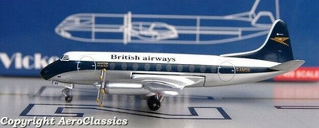 Aeroclassics ACGAMON2 British Airways Viscount 700 G-AMON Diecast 1/400 Model