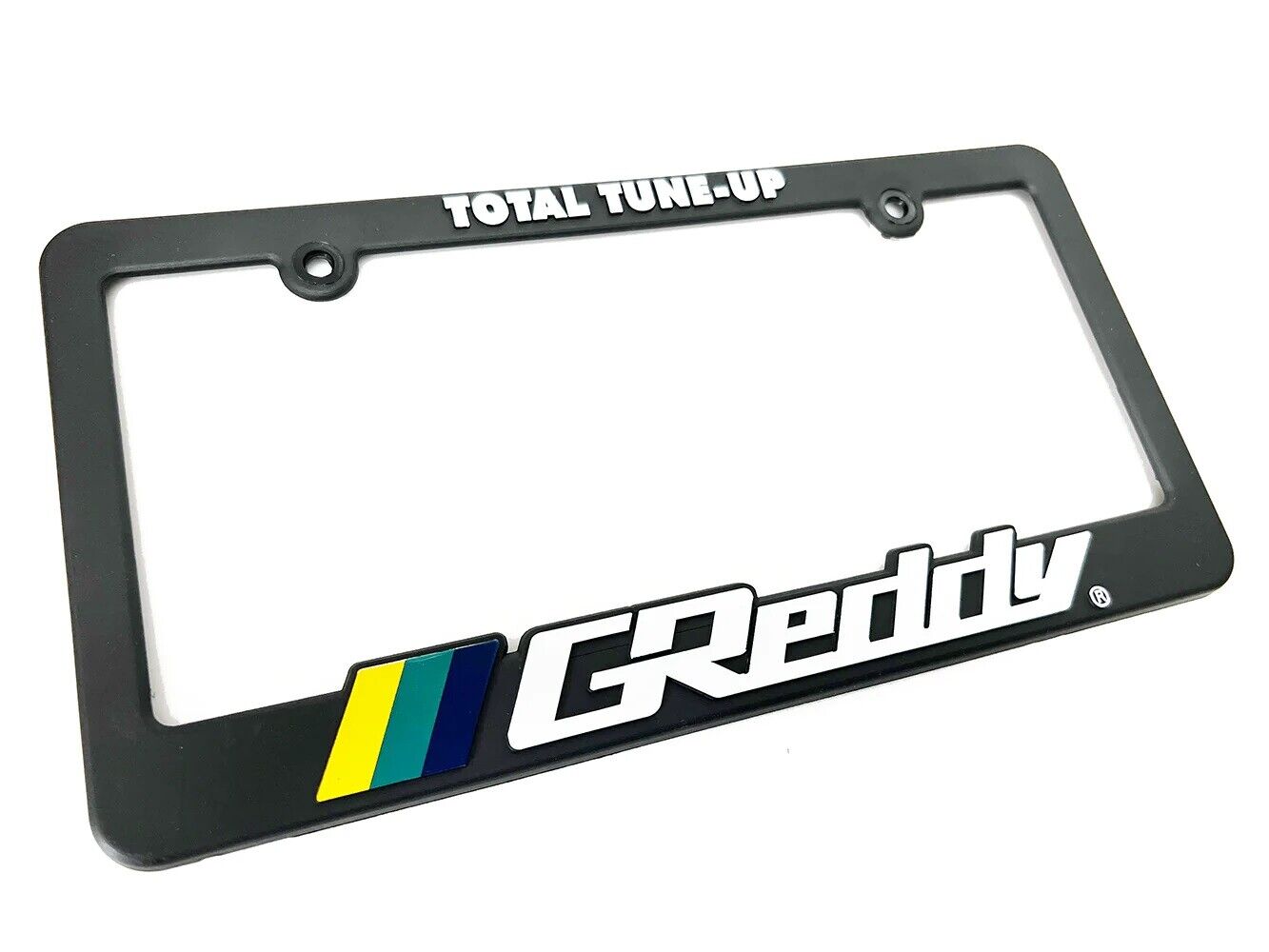 Greddy Official TOTAL TUNE UP 4 Color Plastic License Plate Frame 21112000