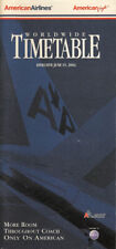 American Airlines system timetable 6/15/02 [308AA] Buy 4+ save 25% picture