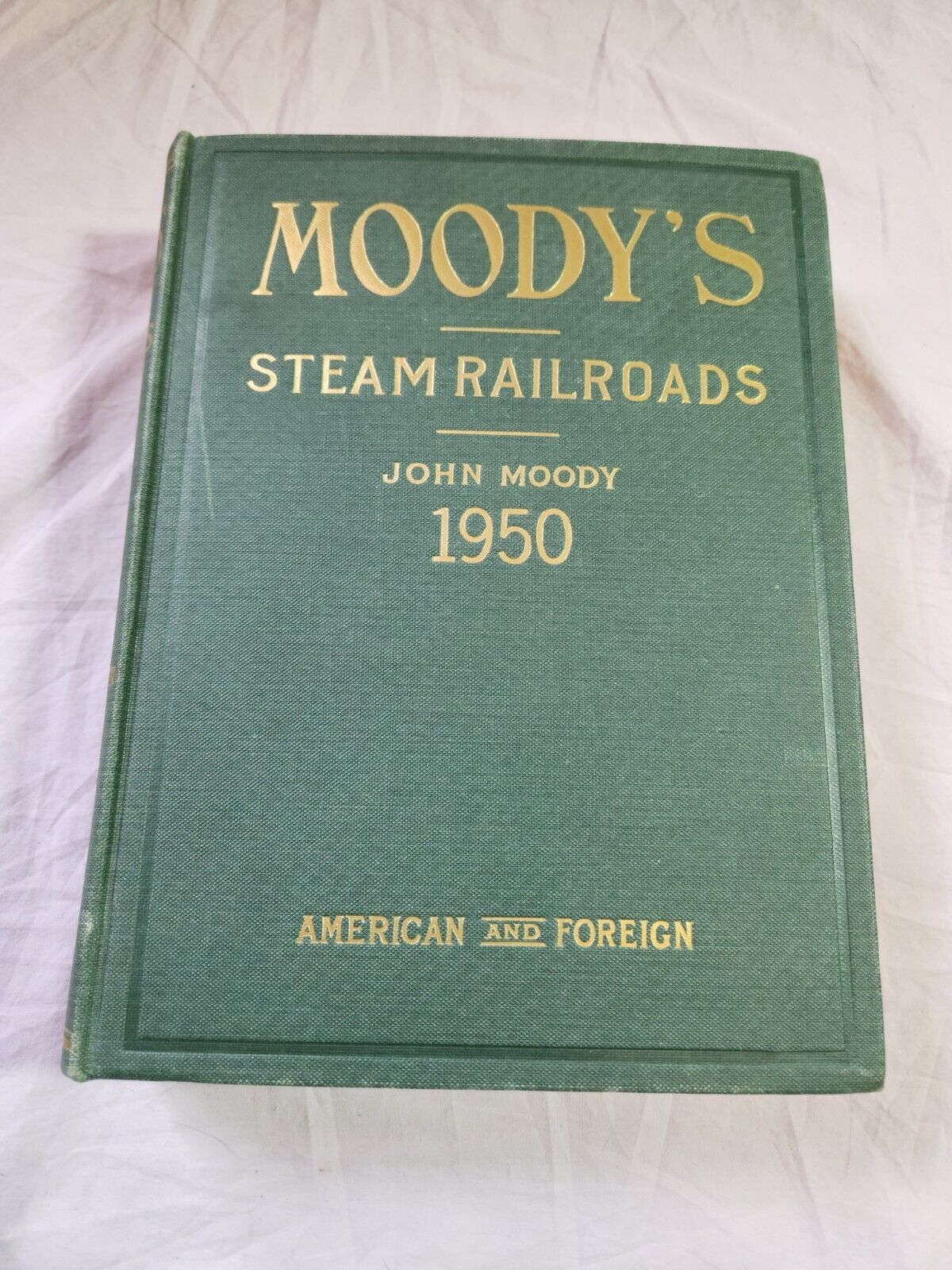 Moody\'s Transportation Manual American and Foreign- John Moody 1950 MAPS