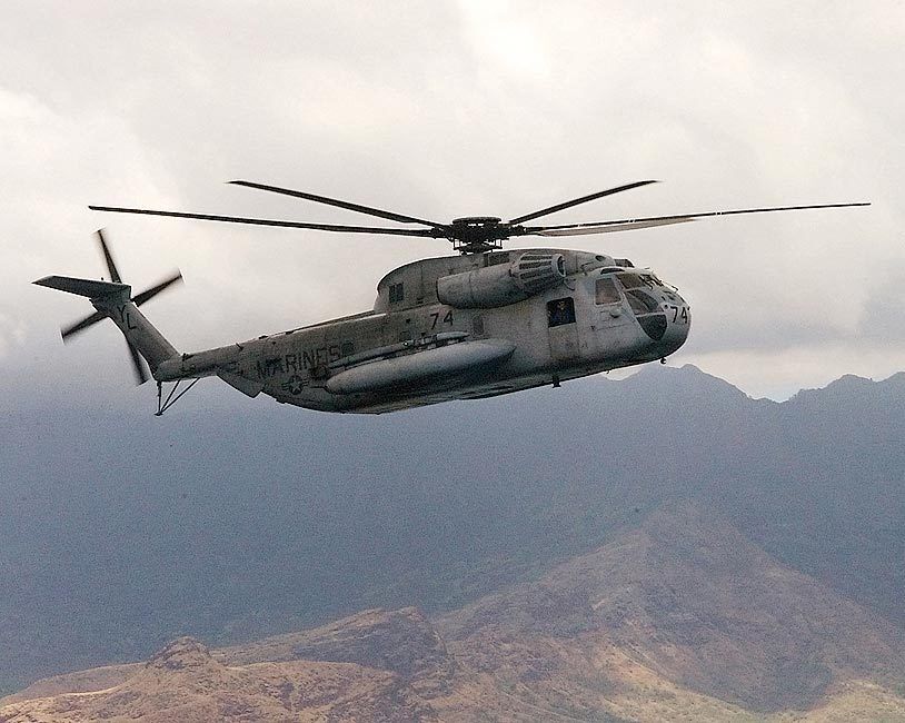 CH-53 / CH-53D SEA STALLION HELICOPTER 11x14 SILVER HALIDE PHOTO PRINT