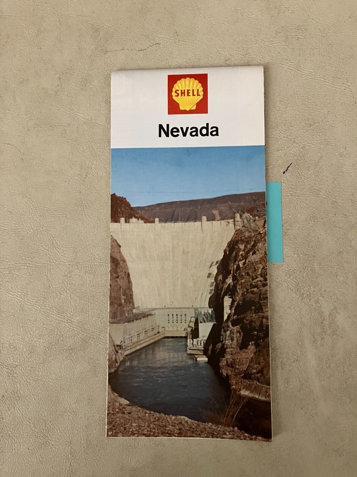 VINTAGE 1968 SHELL OIL COMPANY MAP STATE OF NEVADA \