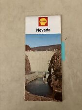 BRAND NEW 1968 SHELL OIL COMPANY MAP STATE OF NEVADA picture