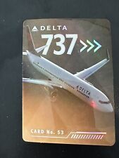2022 Delta Air Lines #53 Boeing 737-900 Aircraft Trading Pilot Card DAL picture