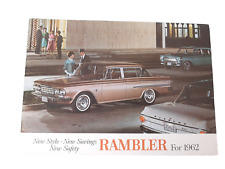 American Motors AMC Rambler Sales Brochure Catalog Specs Photos Vintage 1962  picture