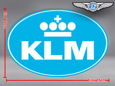KLM NEW LOGO OVAL DECAL / STICKER picture
