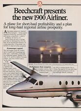 Aviation Magazine Print - Beechcraft 1900C Airliner (1984) picture